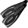 Cressi Adult Snorkeling & Scuba Diving Fins - Powerful Full Foot Pocket Fins - Reaction Pro: Made in Italy