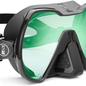 Fourth Element Seeker Mask - Low Volume, Universal Fit, Clarity & Contrast Lens Options, Black Contrast