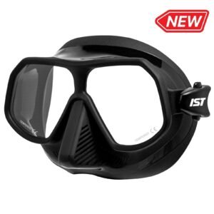 IST Sonic Low Volume Frameless Freediving Mask - Black