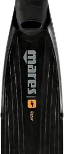 Mares Unisex Adult Razor Pro Full Foot Swim Fins - Long Blade Flippers for Freediving & Spearfishing