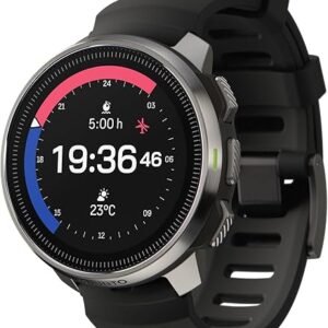 SUUNTO Ocean Dive Computer, GPS Multisport Watch for Training, Underwater Route Tracking & Wireless Tank Pressure Monitor, AMOLED Touchscreen, Dualband GNSS, Offline Map, 26D Battery Life, Steel Black
